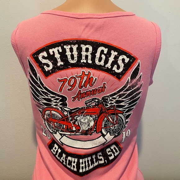 Pink Ribbed Top with Button Detail - Picture 4 of 6